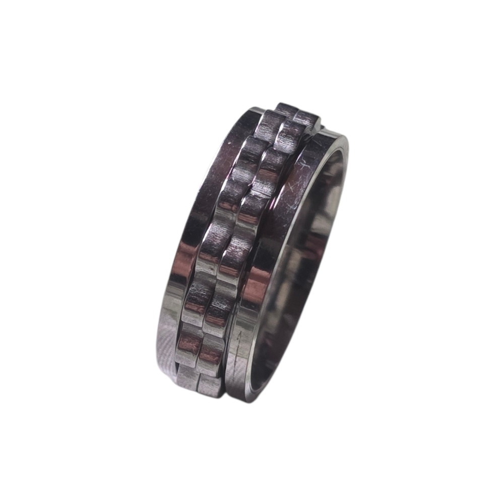 New Stainless Steel Spinner Ring Size 11 - Picture 3 of 4